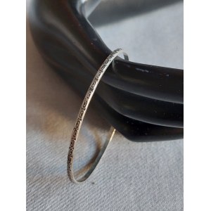 Bracelet cercle en argent
