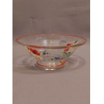 Hand Painted Glass Platter