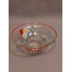 Hand Painted Glass Platter