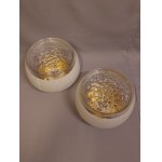 Wall lamp Para Glass + Gold Aluminum