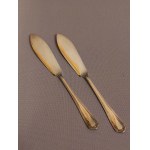 Cuillères à gâteaux Wingfield plaquées Praline