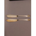 Cuillères à gâteaux Wingfield plaquées Praline