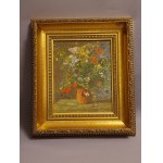 Painting "Flowers in a Vase" by Vladimir Mazanka according to Auguste Renoir