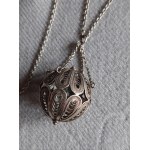 Imago Artis Krakow Silver Necklace Filigree Pendant Unique !