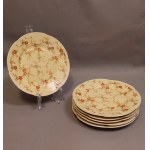 Porcelain Ćmielów Dessert Plates Art Deco Years 30s