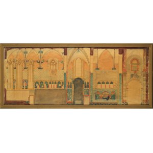 Józef MEHOFFER (1869-1946), Projekt polichromii kościoła Franciszkanów w Krakowie (1894)
