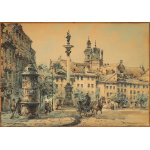 Władysław CHMIELIŃSKI (STACHOWICZ) (1911-1979), Plac Zamkowy w Warszawie