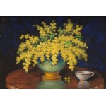 Marian SZCZERBIŃSKI (1899-1981), Mimosas and porcelain cup (1940)
