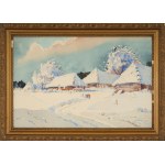 Victor ZIN (1925-2007), "Winter in the countryside" (1978)