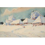 Victor ZIN (1925-2007), "Winter in the countryside" (1978)