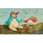 Stanislaw Jerzy SUDER (1951-2015), Couple from the series Birds of Wonder