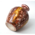 Vase en verre multicolore à l'oxyde