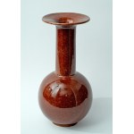 Keramikvase – ZC Bolesławiec – Braun, gesprenkelt