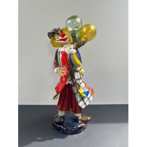 Walter Furlan, Clown with balloons, murano
