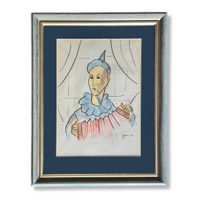 Tymon Niesiołowski (1882-1965), Harlequin, sketch