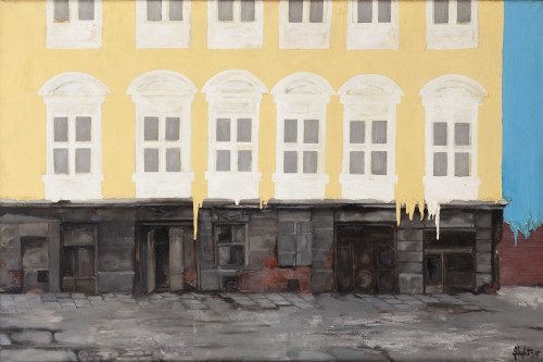 Zbylut Grzywacz (1939 Kraków - 2004 Kraków), 'Fasada', 1975