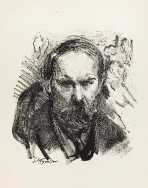 Leon Wyczółkowski, Portret prof. Konstantego Laszczki, 1922