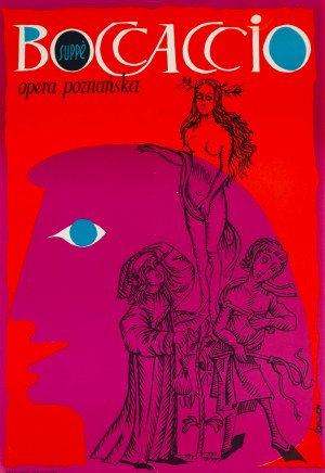 proj. Stanisław BĄKOWSKI (1929-2003) ?, Boccaccio (Franz Suppe von), Opera poznańska, 1973