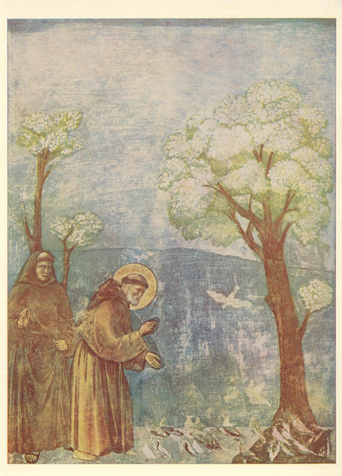 GIOTTO. ŚW. FRANCISZEK. FRESK. ASYŻ. KOŚCIÓŁ S. FRANCESCO