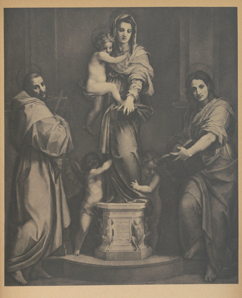 Andrea del Sarto. Madonna delle Arpie, 1517. Galeria Uffizi. Florencja