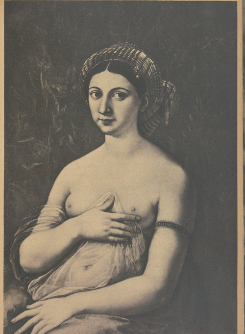 Rafael. La Fornarina, ok. 1516. Galeria Borghese. Rzym