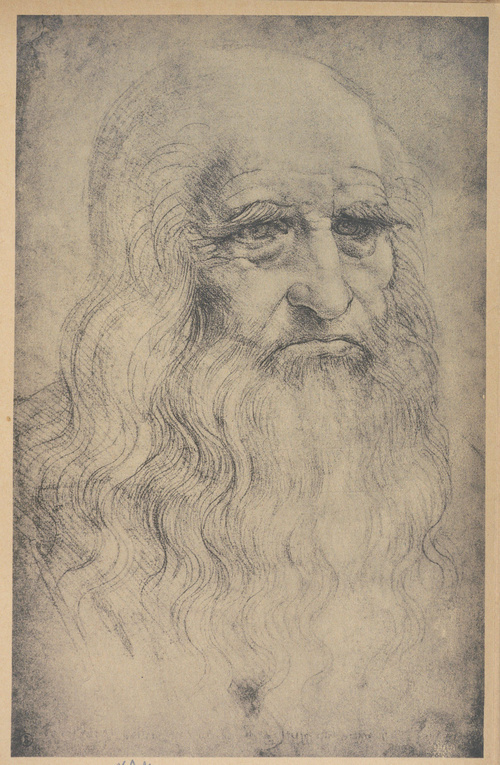 Leonardo da Vinci. Autoportret. Turyn, Palazzo Reale