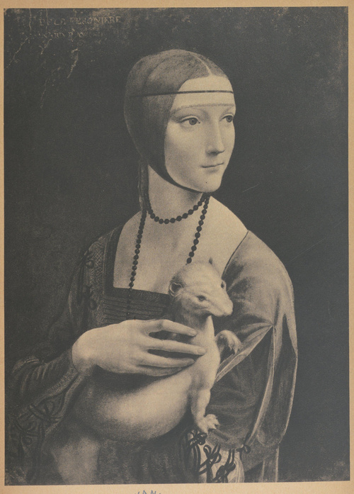 Leonardo da Vinci. Dama z łasicą. Ok. 1485. Kraków, Galeria Czartoryskich