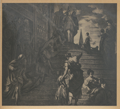 Tintoretto. 1545-1550. Wstąpienie Marii do świątyni. Wenecja, S. Maria dell’Orte