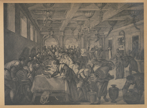 Tintoretto. 1561. Wesele w Kanie. Wenecja, Kościół S. Maria della Salute