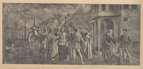 Masaccio. Grosz czynszowy. 1426-1428. Florencja, kościół del Carmine