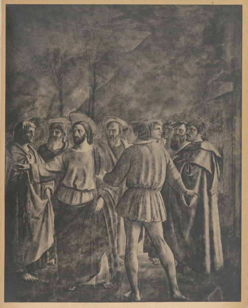 Masaccio. Grosz czynszowy (fragment). 1426-1428. Florencja, kościół del Carmine