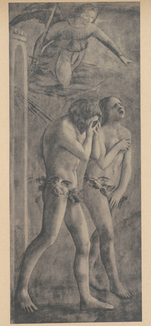 Masaccio. Wygnanie z Raju. 1426-1428. Florencja, kościół del Carmine