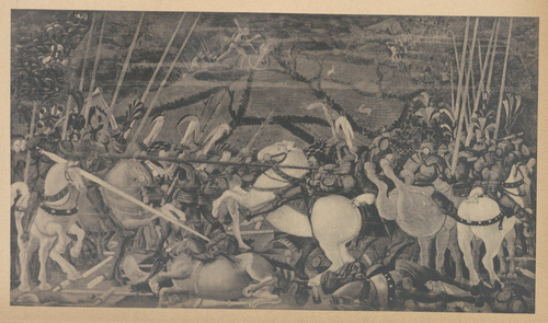 Paolo Uccello. Bitwa, 1423-1425. Florencja, Galeria Uffizi