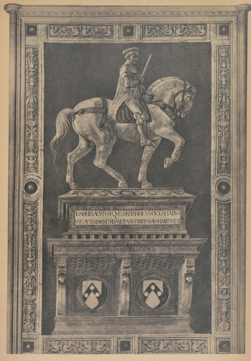 Paolo Uccello. Pomnik Giovanniego Acuto, 1436. Florencja, tum S. Maria dei Fiori