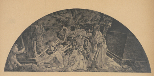 Paolo Uccello. Potop. 1446-1448. Florencja, Wirydarz klasztoru S. Maria Novella