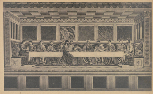 Andrea dal Castagno. Ostatnia Wieczerza. Ok. 1439. Florencja, klasztor S. Apollonia
