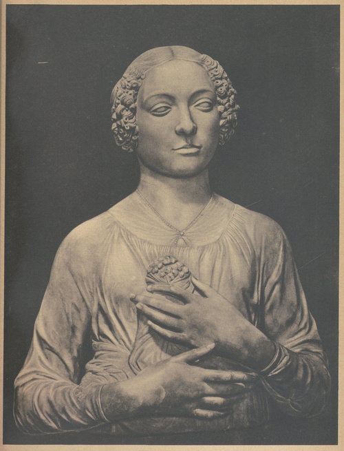 Andrea del Verrocchio. Dama z pierwiosnkiem. Florencja, Museo Nazionale