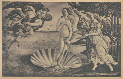 Sandro Botticelli. Narodziny Venus. Ok. 1485. Florencja, Galeria Uffizi