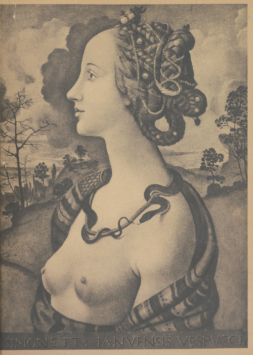 Piero di Cosimo. Simonetta Vespucci. Ok. 1485. Chantilly, Musee Conde