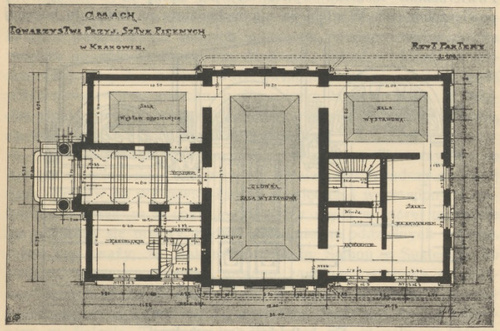 Fig. 8. Rzut poziomy gmachu.