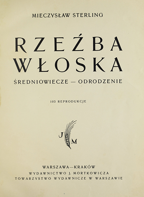 Mieczysław Sterling, Rzeźba włoska