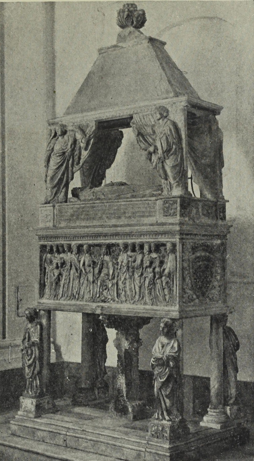 Salerno. Katedra. ANTONIO BABOCCIO. Grobowiec Małgorzaty z Durazzo.
