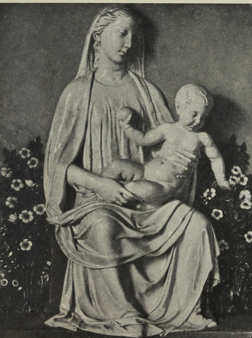 Florencja. Museo Nazionale. LUCA DELLA ROBBIA. Madonna z Dzieciątkiem.