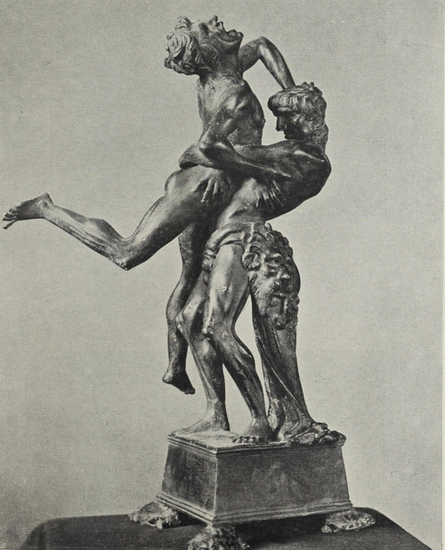 Florencja. Museo Nazionale. ANTONIO POLLAIUOLO. Herkules i Anteusz.