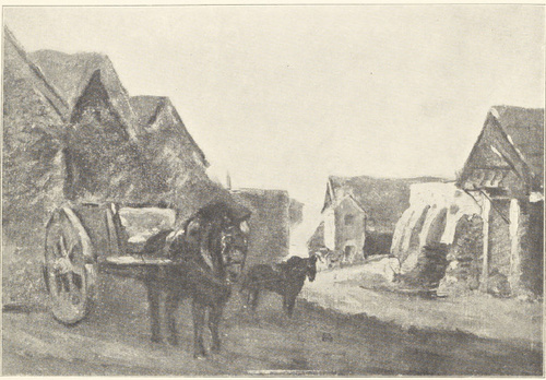 ULICA W SŁOŃCU (ol. na pł.) 1832-1837 (WŁASNOŚĆ MUZEUM NARODOWEGO W KRAKOWIE)
