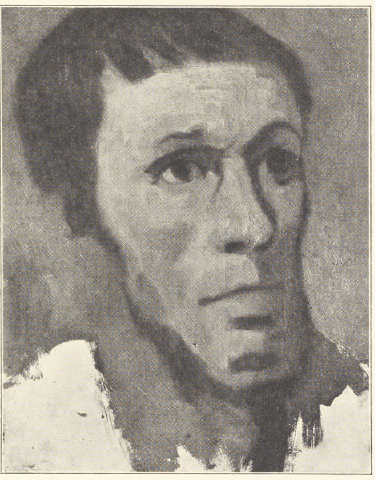 SZKIC GŁOWY (ol. na pł.) 1838-1845 (WŁASNOŚĆ p. DOMINIKA ŁEMPICKIEGO)