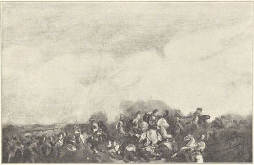 SZKIC DO BITWY (ol. na pł.) 1845- 1855 (WŁASNOŚĆ MUZEUM NARODOWEGO W KRAKOWIE)