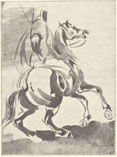 ARAB NA KONIU (sepja) 1845- 1855 (WŁASNOŚĆ p. DOMINIKA ŁEMPICKIEGO)