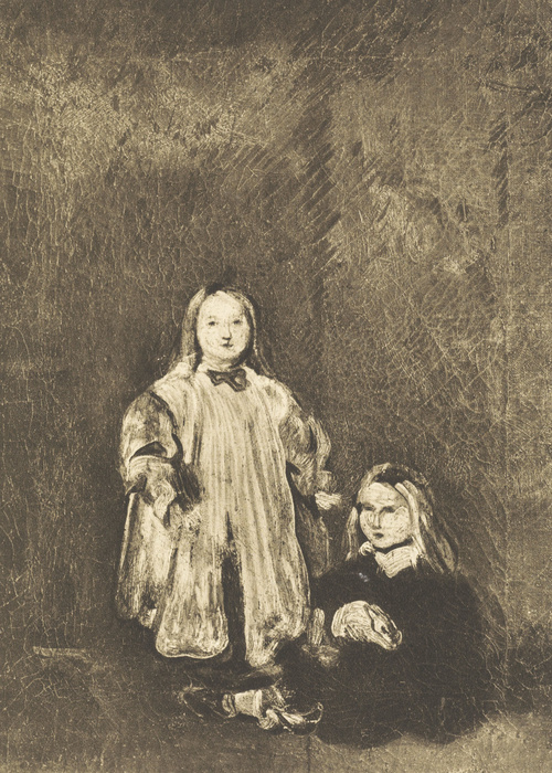 DZIECI ARTYSTY. Ol. na pł. (1837-1839). Własność p. Dominika Łempickiego.