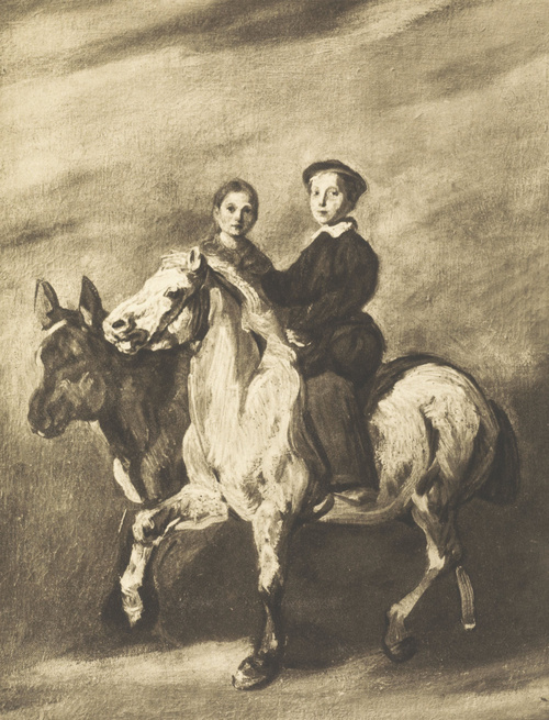 DZIECI ARTYSTY. Ol. na pł. (1837-1840). Własność p. Józefa Kuczyńskiego